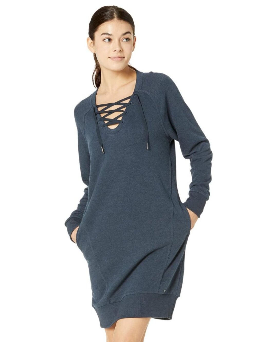 Prana  |  Blue Cozy Up Terry Dress